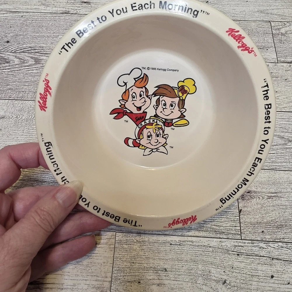 Kellogg's Vintage 1995 Cereal Bowls Set of 2